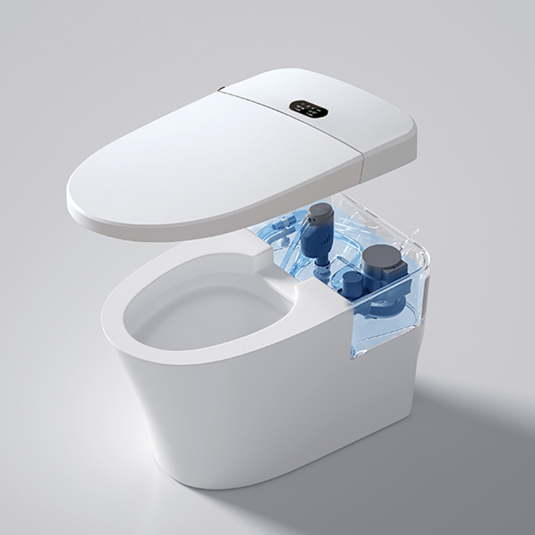 Home Bathroom Ware - โถสุขภัณฑ์อัจฉริยะทันสมัย พร้อมหน้าจอดิจิตอล ประหยัดน้ำ ผลิตจากเซรามิก แบบตั้งพื้น สำหรับห้องน้ำในบ้าน