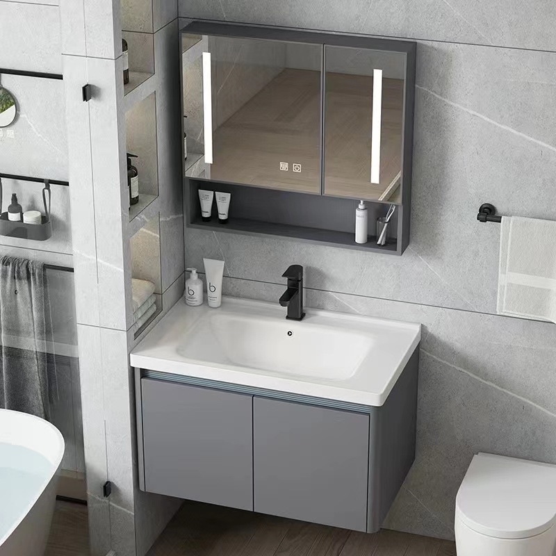 Home Bathroom Ware - ชุดตู้ห้องน้ำพร้อมอ่างล้างหน้าเซรามิก สำหรับบ้านหรือโรงแรม