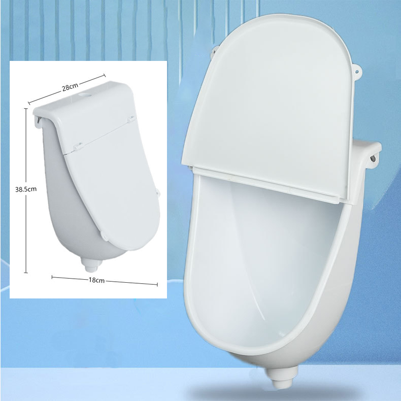 Home Bathroom Ware - โถปัสสาวะติดผนังพร้อมฝาปิดและดีไซน์ไม่ต้องเจาะรู อุปกรณ์สุขภัณฑ์ในห้องน้ำสำหรับใช้ในบ้าน
