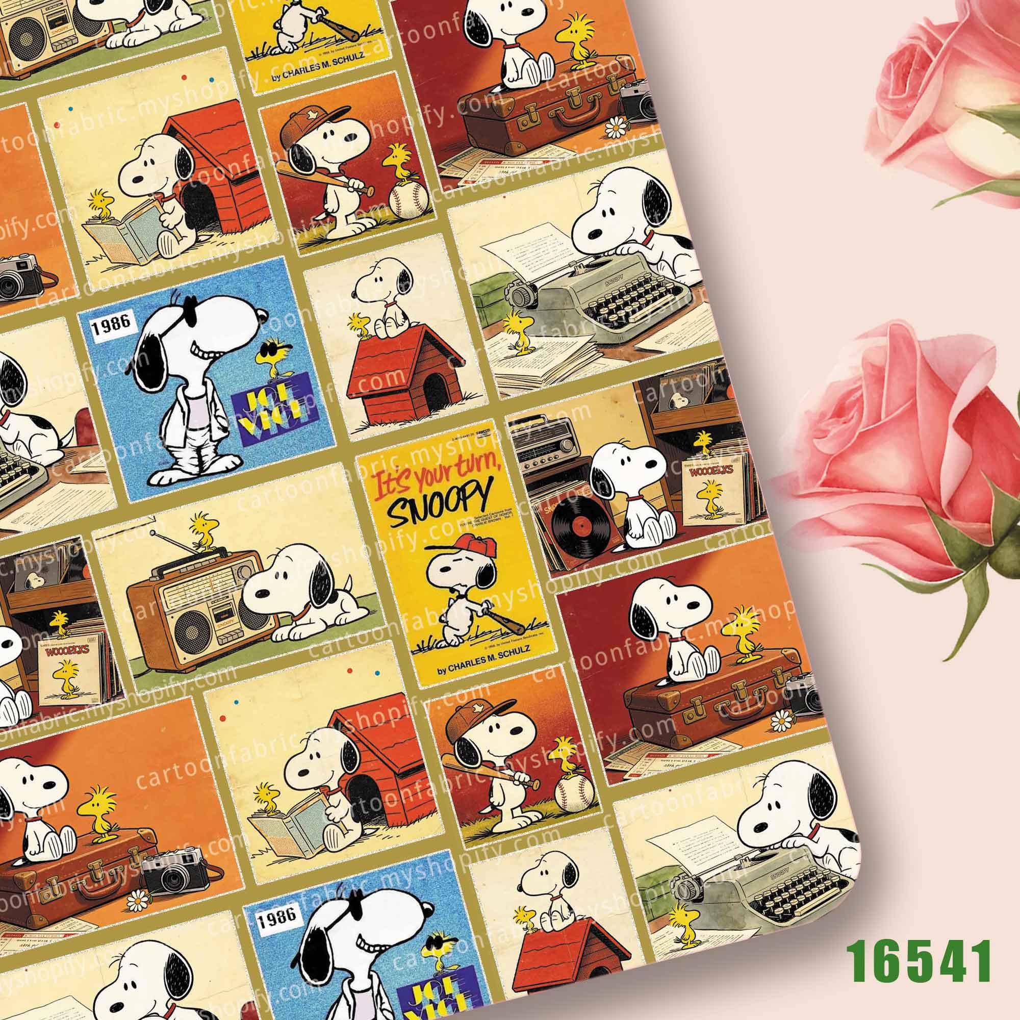 Home Bathroom Products - ผ้าลายการ์ตูน Snoopy จาก TAKARA TOMY ขนาด