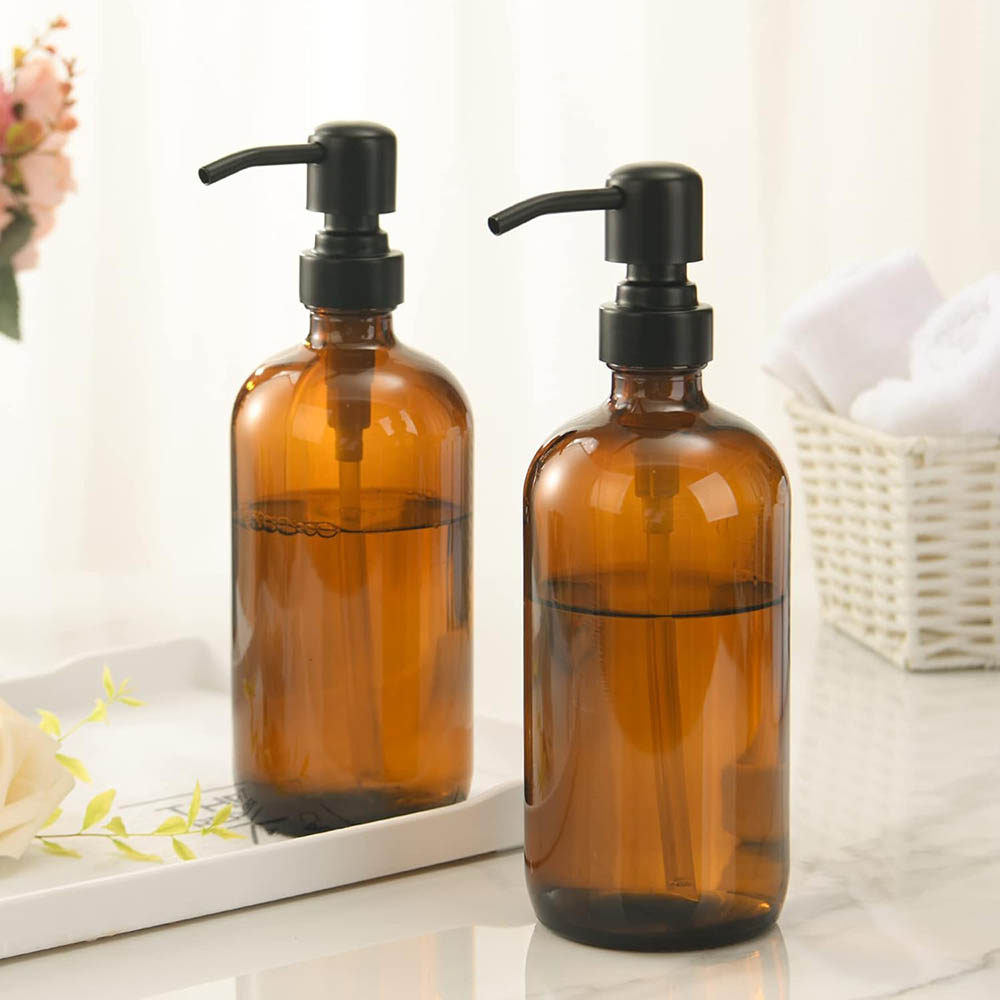 ขวดใส่สบู่แก้วสีเหลืองอำพันพร้ - Glass Soap Dish บทวิจารณ์และราคา