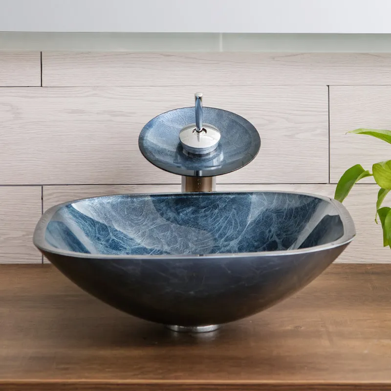 อ่างล้างหน้าทรงกลมทำจากกระจกนิ - Home Bathroom Ware บทวิจารณ์และราคา