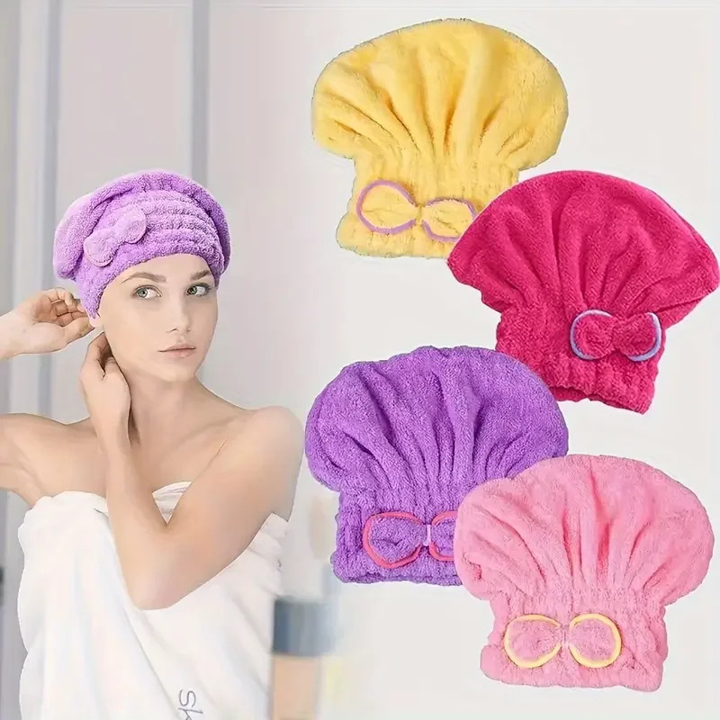 หมวกคลุมผมแห้งเร็วสำหรับผู้หญิ - Home Bathroom Equipment บทวิจารณ์และราคา
