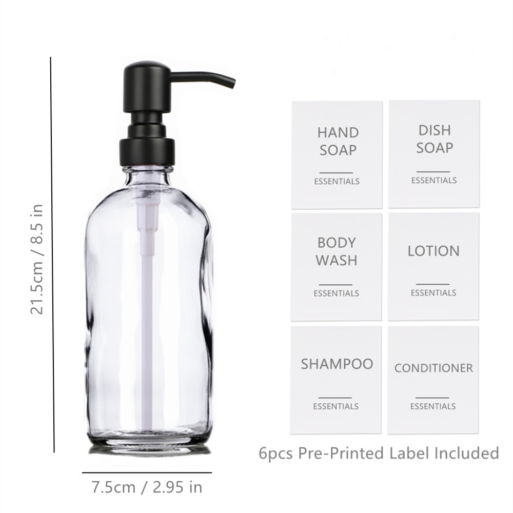 เครื่องจ่ายสบู่เหลวแก้วใสชุดเค - Glass Soap Dish บทวิจารณ์และราคา