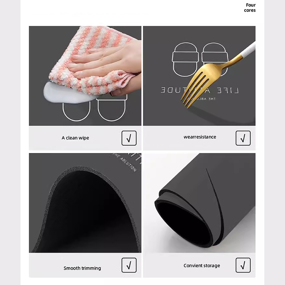 พรมเช็ดเท้ากันลื่นสำหรับทางเข้ - Home One Bathroom Accessories บทวิจารณ์และราคา