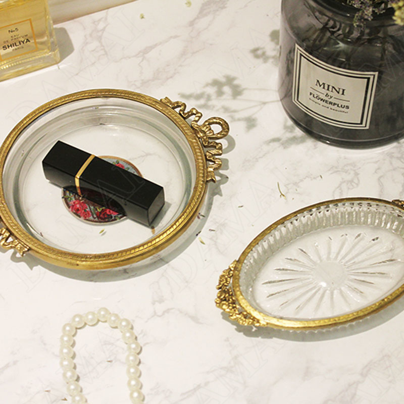 แก้วยุโรปถาด Retro Relief Deco - Glass Soap Dish บทวิจารณ์และราคา