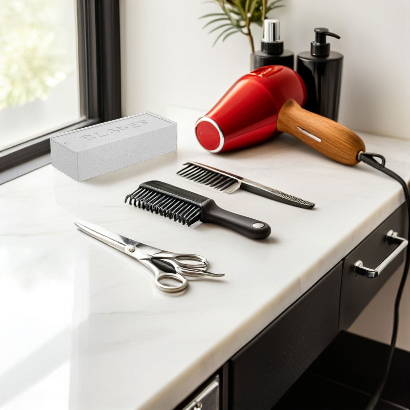 กล่องเก็บใบมีดตัดผมแบบสองช่องส - Home One Bathroom Accessories บทวิจารณ์และราคา