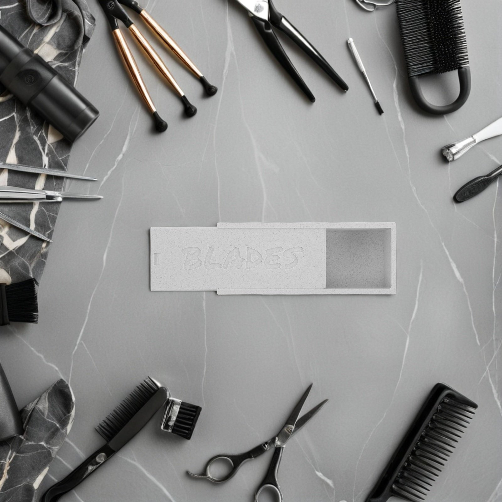 กล่องเก็บใบมีดตัดผมแบบสองช่องส - Home One Bathroom Accessories บทวิจารณ์และราคา