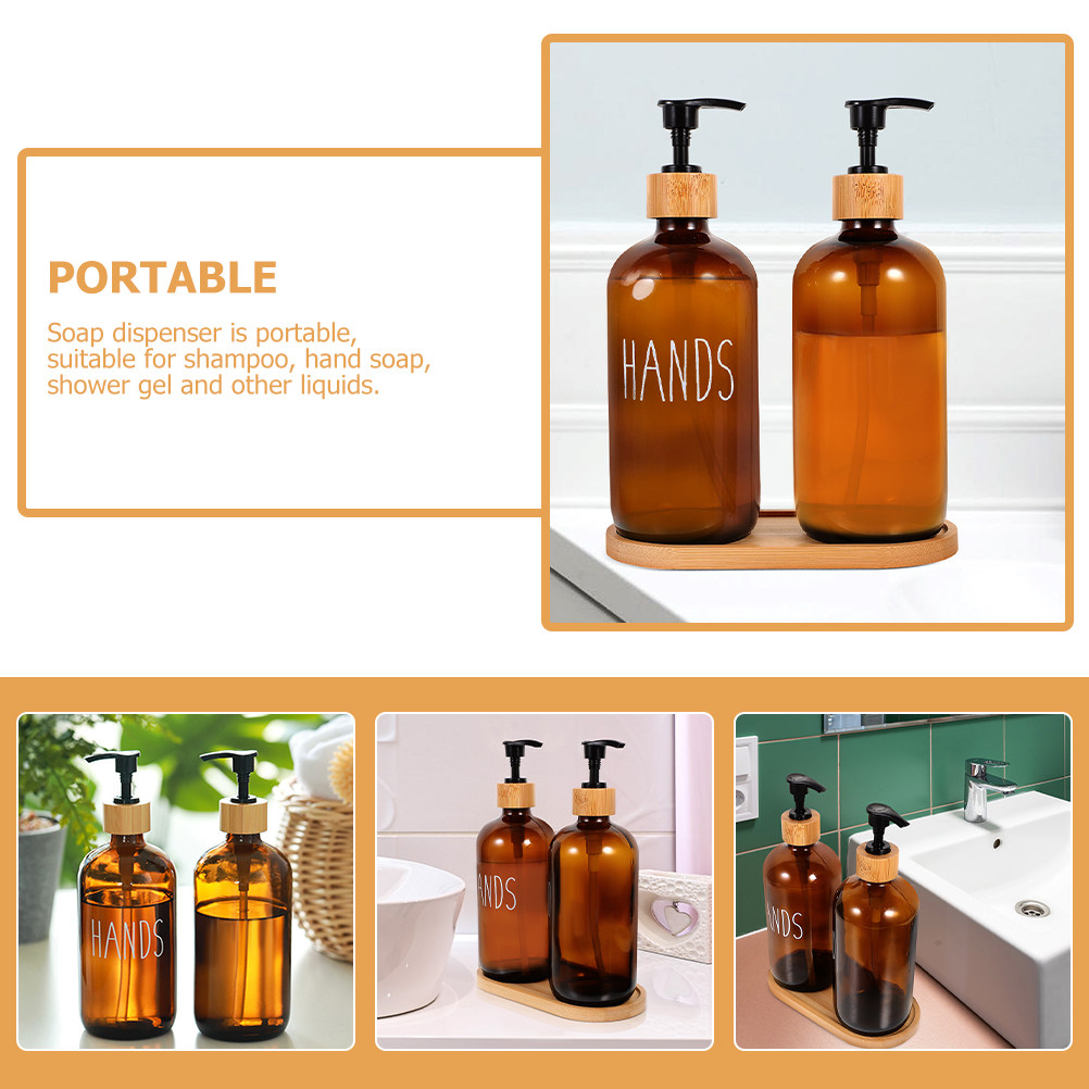 ขวดแก้วแบบเติมได้ขนาด 500 มล.  - Glass Soap Dish บทวิจารณ์และราคา