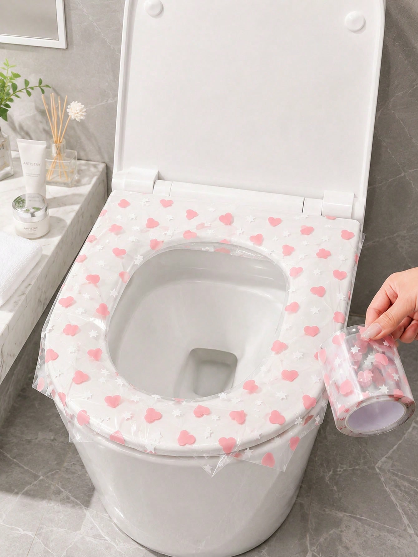 แผ่นรองนั่งชักโครกแบบใช้แล้วทิ - Home Bathroom Equipment บทวิจารณ์และราคา