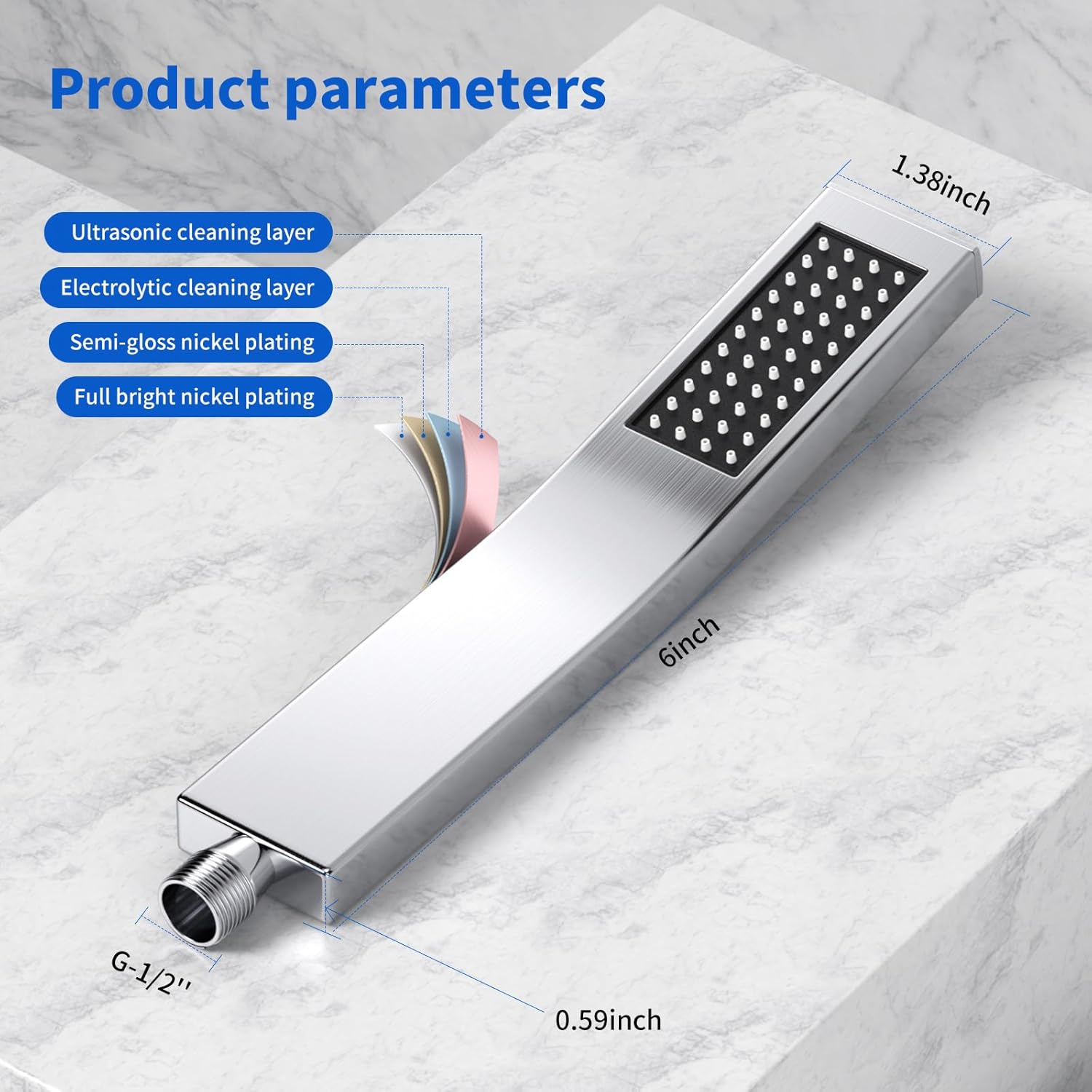 หัวฝักบัวอาบน้ำคุณภาพสูง ปรับแ - Home Bathroom Equipment บทวิจารณ์และราคา