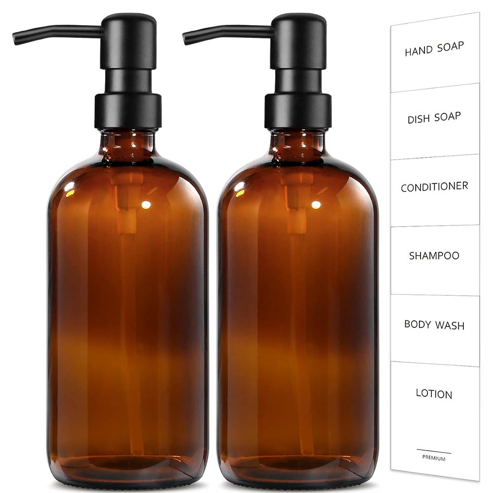 ขวดสบู่แก้วสีเหลืองอำพัน 2 ชิ้ - Glass Soap Dish บทวิจารณ์และราคา