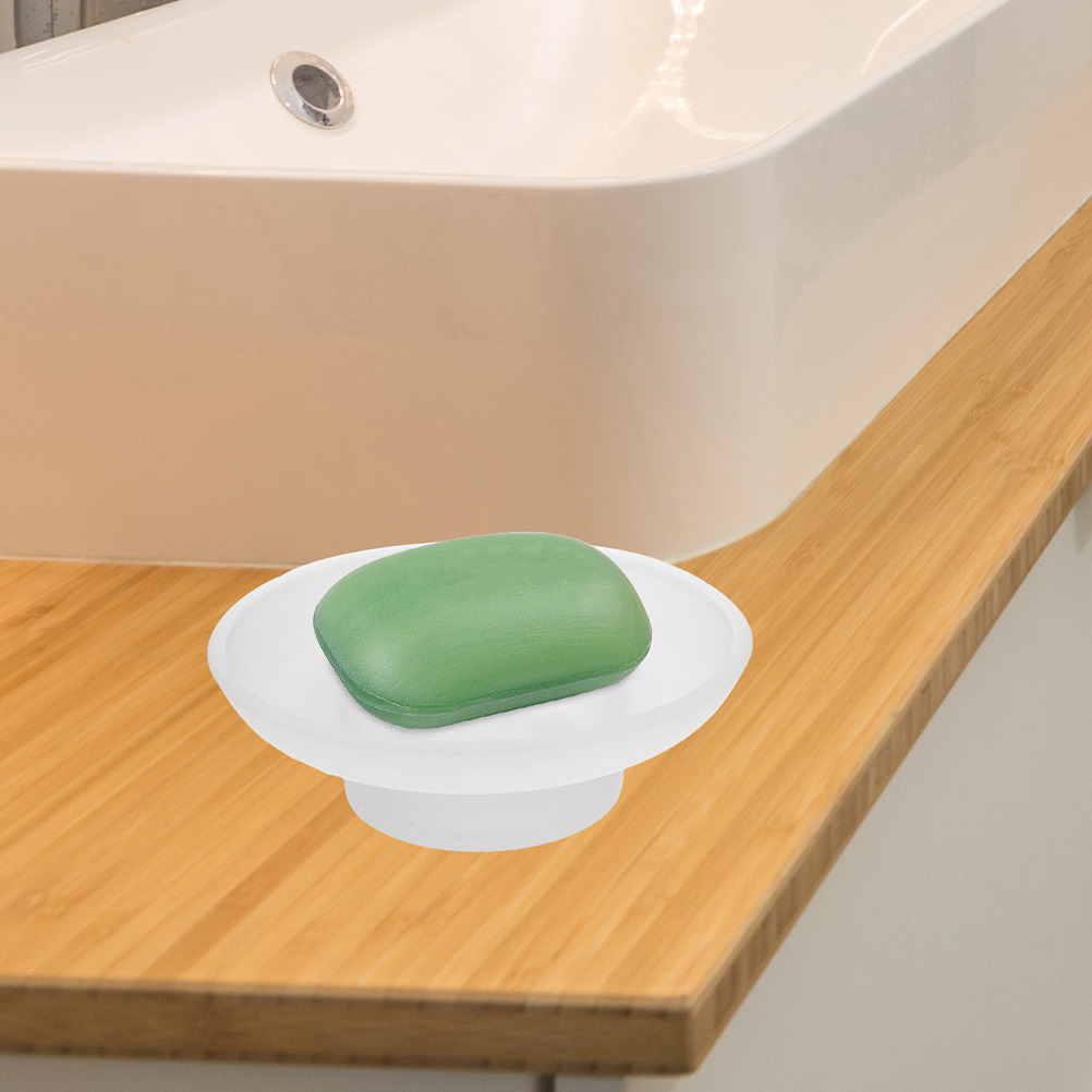 Frosted Glass จานสบู่รอบห้องน้ - Glass Soap Dish บทวิจารณ์และราคา