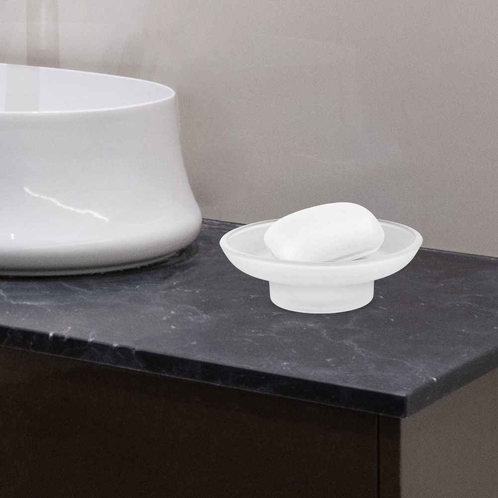 Frosted Glass จานสบู่รอบห้องน้ - Glass Soap Dish บทวิจารณ์และราคา