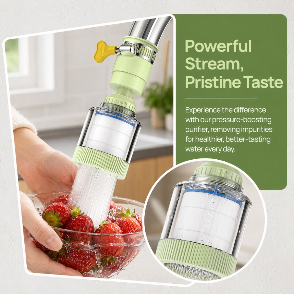 หัวกรองก๊อกน้ำอเนกประสงค์ หมุน - Home Bathroom Water Filter บทวิจารณ์และราคา